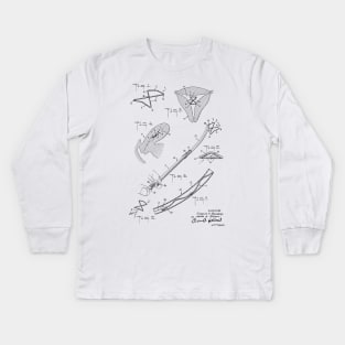 Intrauterine Device Vintage Patent Hand Drawing Kids Long Sleeve T-Shirt
